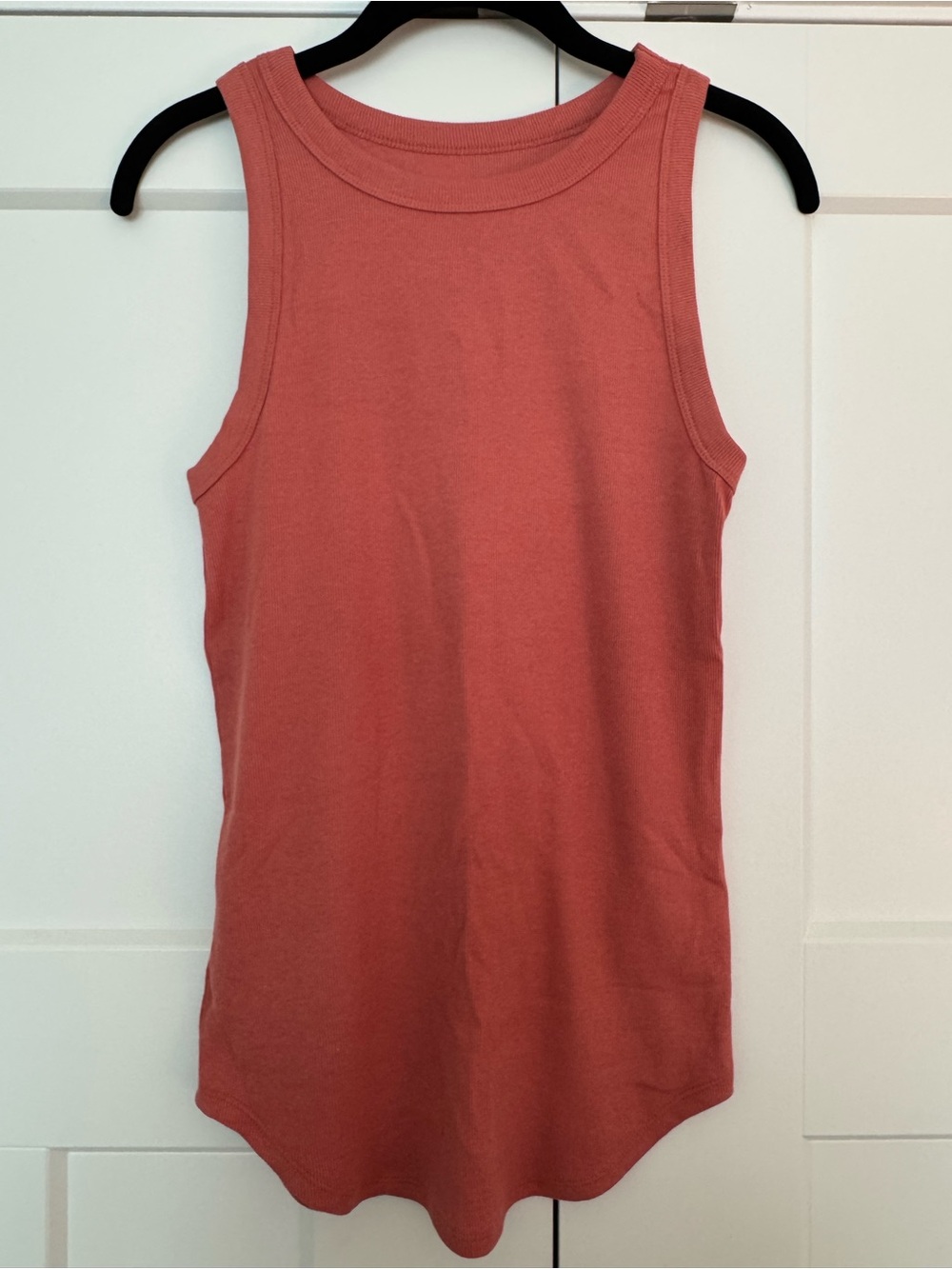 NEW A New Day Women’s Sleeveless Ribbed Tank Top — Coral